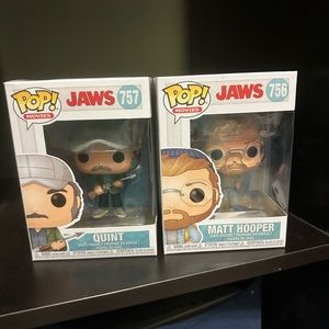 Funko Pop Jaws Set of 2: Quint and Matt Hooper